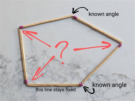 Geometry – How to Calculate 2 Unknown Angles of an Equilateral Non ...