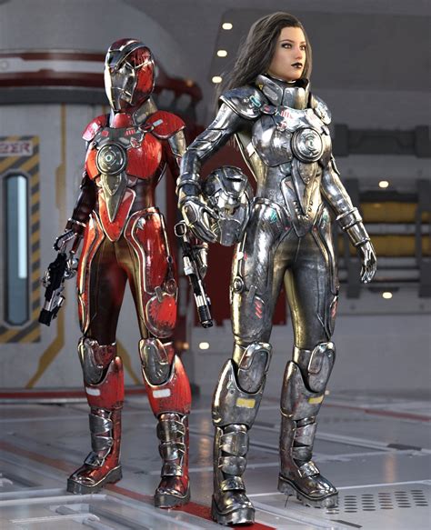 Galactic Sci-Fi Suit for Genesis 8 Female(s) | Daz 3D