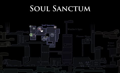 Hollow Knight Soul Sanctum Map