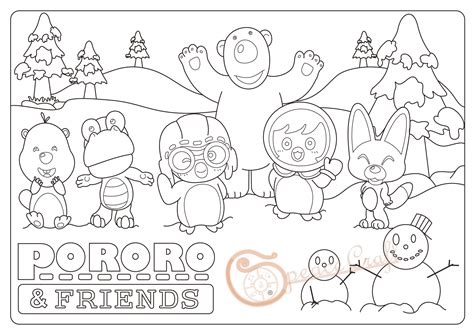 Mewarnai Pororo Sketsa mewarnai teletubbies - Kabar Pantura