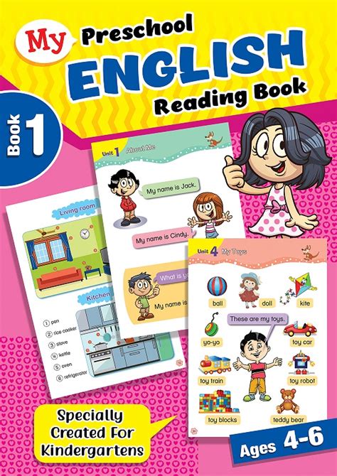 Preschool English Reading & Activity Book (set of 8) - Mind To Mind Books Store