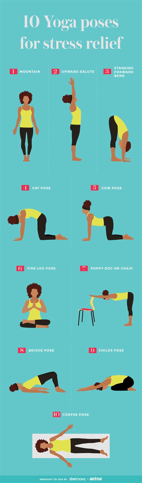 10 yoga poses to help you Zen out on your lunch break