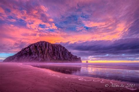 "Morro Rock Sunset" Morro Bay, California | Morro bay, Sunset, California