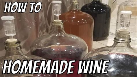 How to make wine at home - Homemade Wine the easy way - YouTube