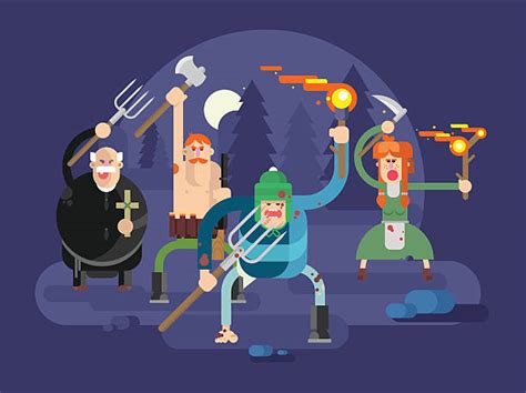 Angry Mob Illustrations, Royalty-Free Vector Graphics & Clip Art - iStock