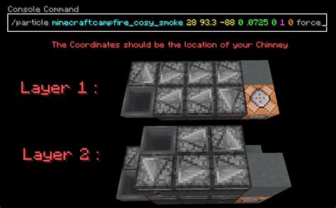 [Tutorial] Campfire chimney smoke without the campfire block - Creative ...