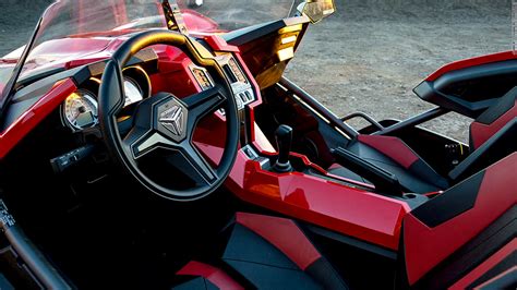 Polaris Slingshot - Lean - Slingshot is a three-wheeled thrill ride - CNNMoney