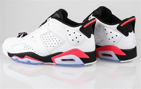 Air Jordan 6 Low White Infrared 23 Black - Sneaker Bar Detroit