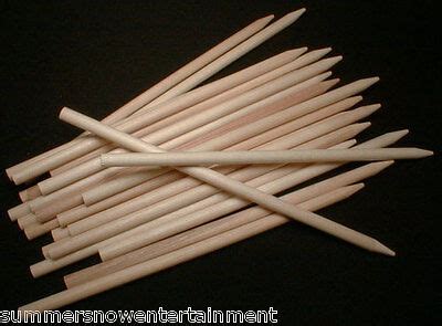 Candy Apple Sticks Semi Pointed Dowels 5.5"X1/4" Concession (50pack) | eBay