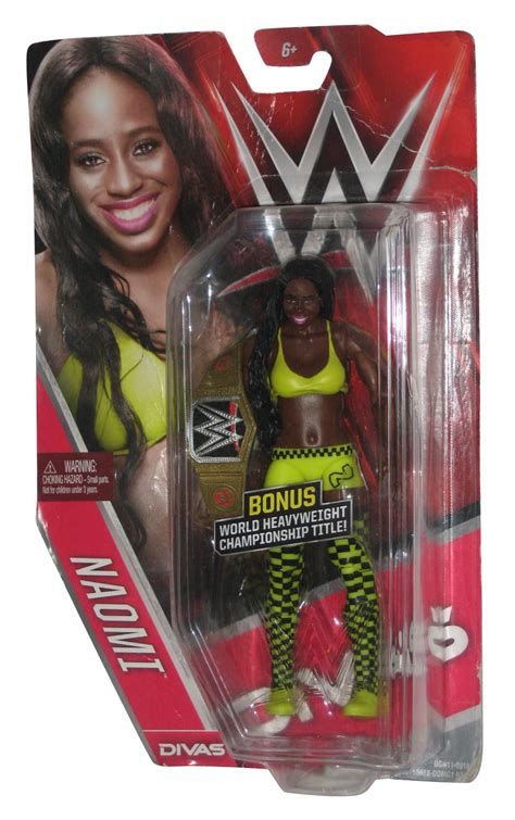 WWE Wrestling Basic Naomi Divas Mattel Action Figure - Walmart.com ...