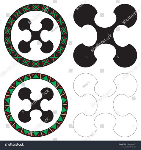 Symbol Kwanzaa Principle Ujima Vector Illustration Stock Vector ...