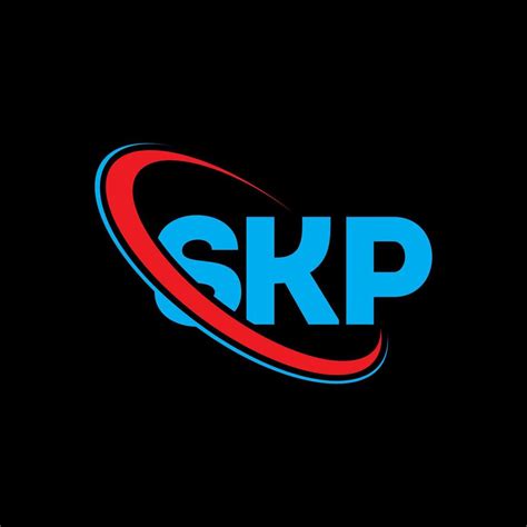 SKP logo. SKP letter. SKP letter logo design. Initials SKP logo linked with circle and uppercase ...