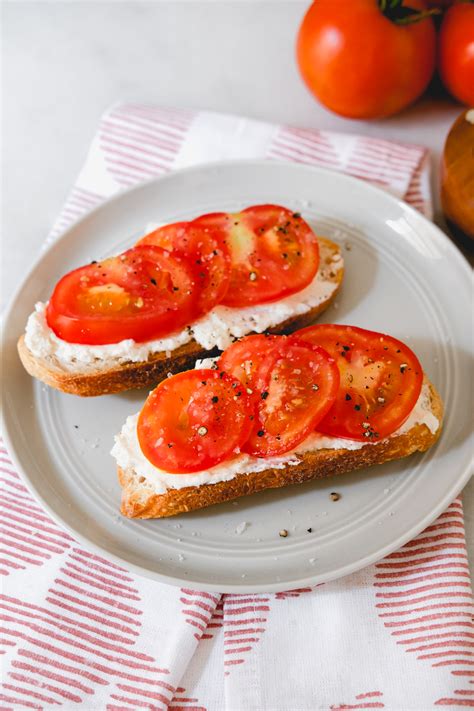 The Simplest Tomato Ricotta Toast | Kiersten Hickman