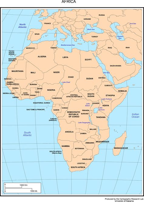 Africa Map Countries Map - Map Ireland Counties and Towns