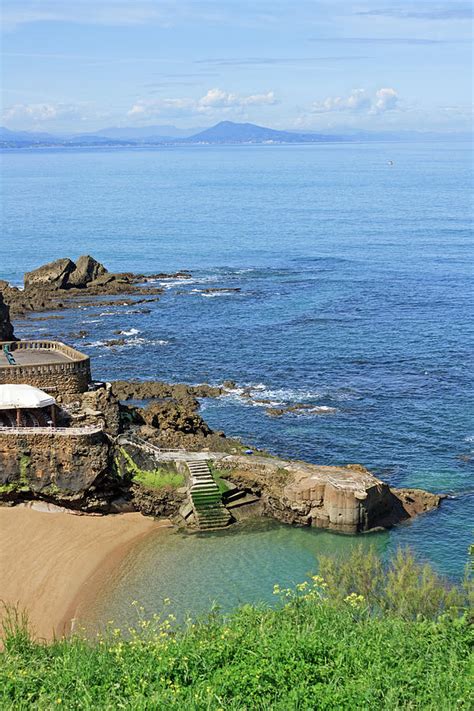 Biarritz - Beach With Rocks by Tree4two