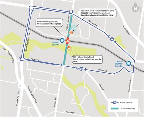 Hallam Road closure | Metro Trains