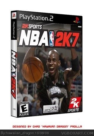 NBA 2K7 PlayStation 2 Box Art Cover by hawaiian_dragon