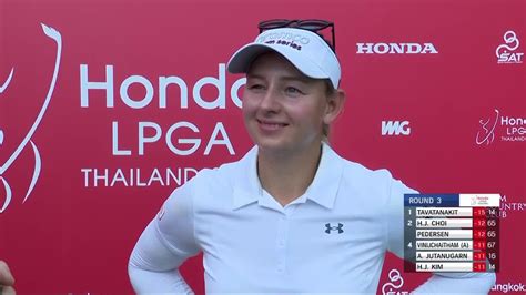 Emily Pedersen Third Round Interview | 2024 Honda LPGA Thailand | LPGA ...