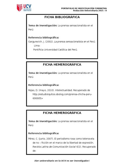 Modelo de Fichas-APA 2015-II-1 | Publicación | Perú