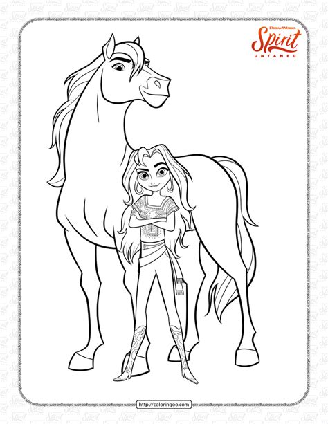 Spirit Untamed Coloring Pages Coloring Pages