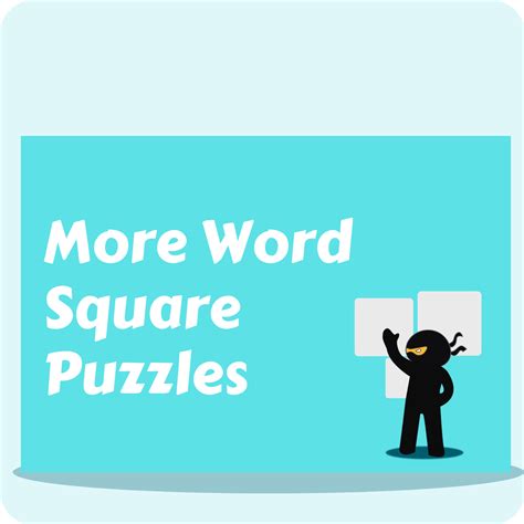 Word Square Puzzles – Vocabulary Ninja