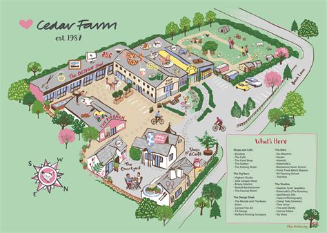 Cedar Farm Map - Cedar Farm, Arts, Craft, Shopping, Lancashire