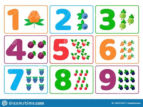 25 Mejor Buscando Preescolar Numeros Del 1 Al 5 A Color Para Imprimir ...