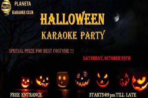 The best Halloween karaoke party - And from the West side... in Cyprus