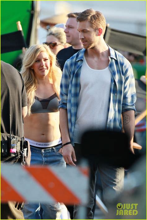 Ellie Goulding & Calvin Harris Team Up for 'Outside' Music Video: Photo 3223988 | Photos | Just ...