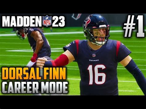 Madden 23 QB Career Mode | EP1 | HOUSTON, WE HAVE A QB - YouTube