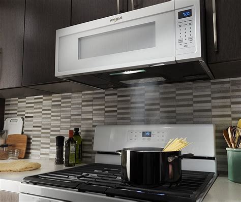 Whirlpool Low Profile Over-the-Range Microwave Hood With 2-Speed Vent Stainless Steel WML35011KS ...
