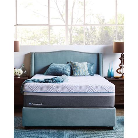 Sealy Hybrid Plush California King-Size Mattress with 9 in. High Profile Foundation-41406662 ...