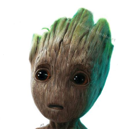 Baby Groot (drawing) by Quelchii | Baby groot drawing, Baby groot, Groot