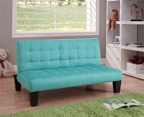 Dorel Home Furnishings Ariana Junior Teal Convertible Futon - Home - Furniture - Living Room ...