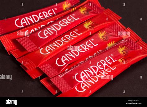 Sachets of Canderel artificial sweetener Stock Photo, Royalty Free Image: 54077219 - Alamy