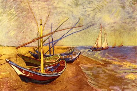 Boats of Saintes-Maries painting by Vincent van Gogh Vincent Van Gogh Artwork, Van Gogh Museum ...