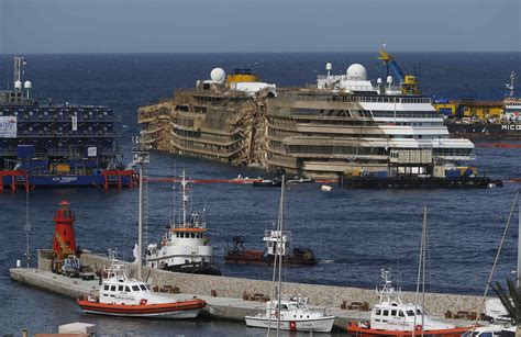 Unprecedented salvation of Costa Concordia cruise ship was successful ...