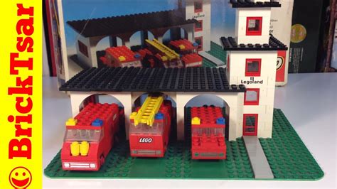 Vintage LEGO 570 Fire House Station from 1975 classic early town set - YouTube