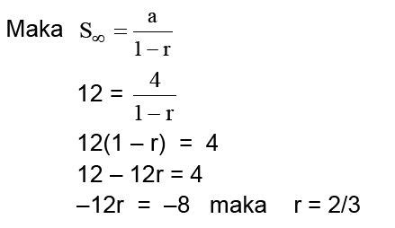 Barisan dan Deret Geometri Tak Hingga - Materi Lengkap Matematika