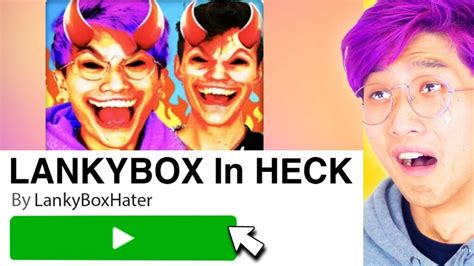 We Try Playing LANKYBOX HATER ROBLOX GAMES! (JUSTIN CRIED ...