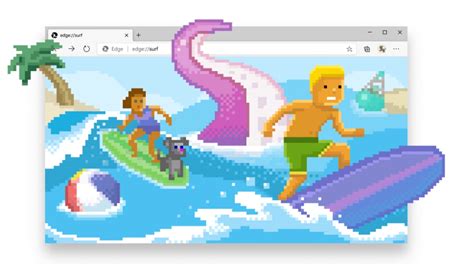 Microsoft Edge gets a new surfing game - CNET