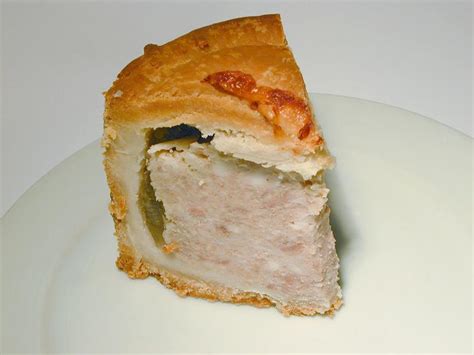 Free image of Slice of traditional cold pork pie