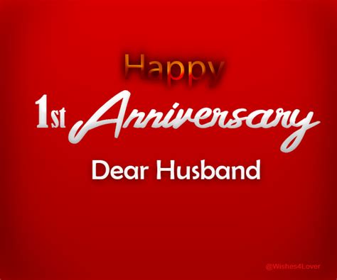 1st Anniversary Wishes, Messages and Quotes - Wishes4Lover