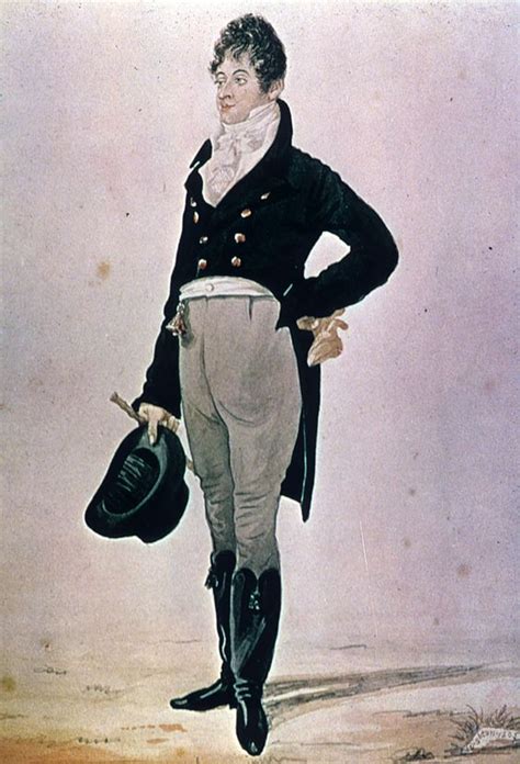 19th Century (Directoire/Empire Period): tail coat, cravat, top hat ...