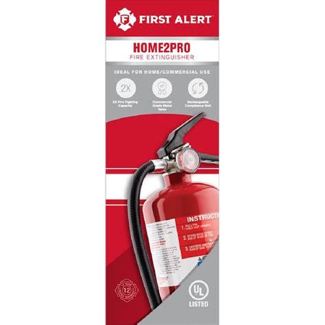 First Alert 2-A-10-B-C Rechargeable Fire Extinguisher