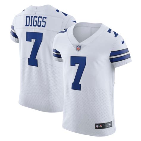 Men's Nike Trevon Diggs White Dallas Cowboys Vapor Elite Jersey - Touch Down Line