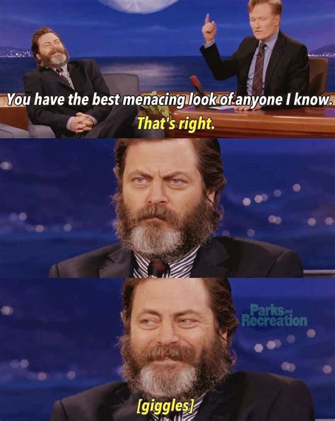 Nick Offerman's laugh is so infectious! : r/MadeMeSmile