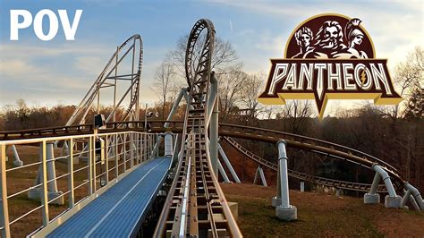 Pantheon Front Row POV Busch Gardens Williamsburg New for 2022 Multi-Launch Coaster - YouTube