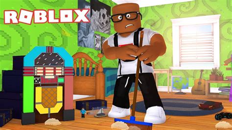 CLEANING MY MESSY ROOM IN ROBLOX (Cleaning Simulator) - YouTube