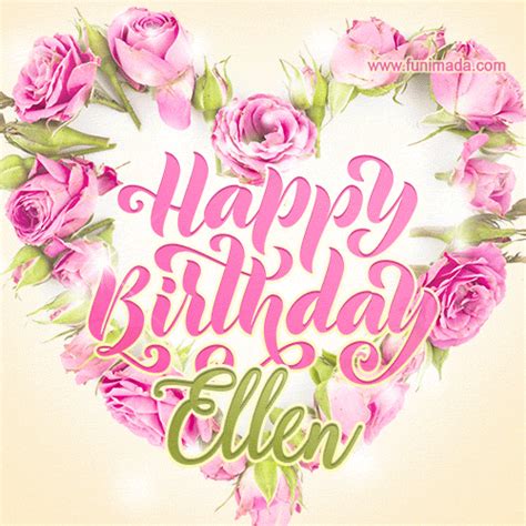 Happy Birthday Ellen GIFs - Download on Funimada.com